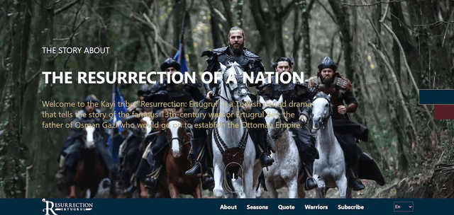 Ertugrul New Version Clone (React.js)